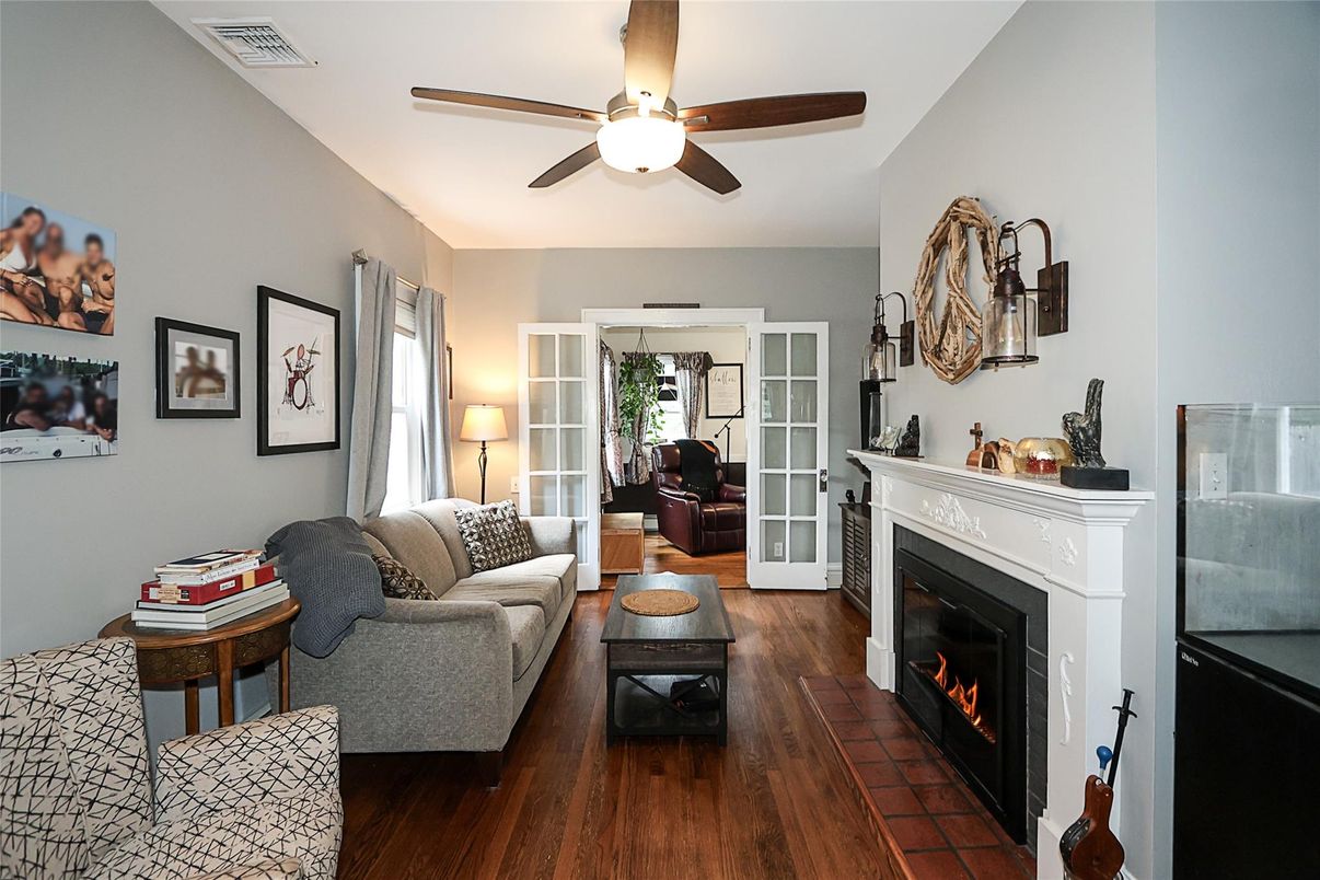 Fireplace, Interior, Living room, Wood Texture Flooring