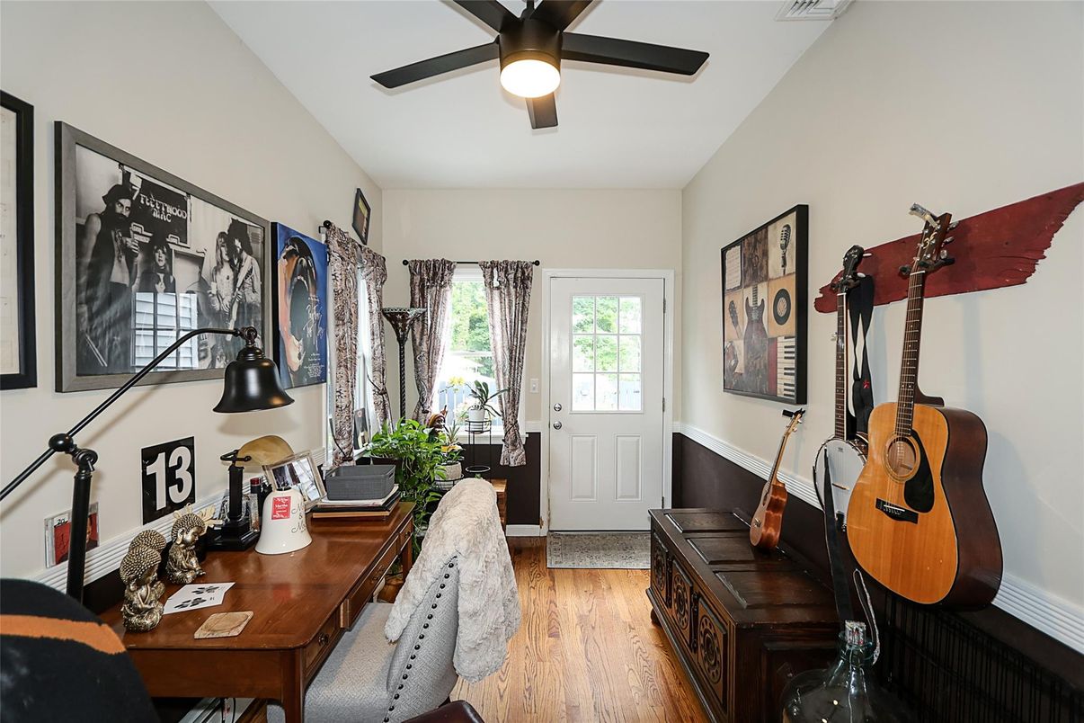 Home Office, Interior, Wood Texture Flooring