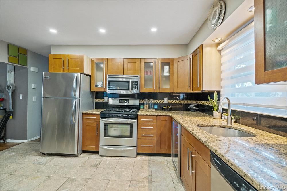 Interior, Kitchen, Recessed Lighting, Stainless Steel Appliances