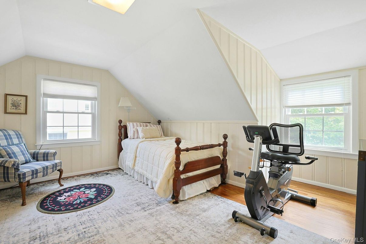 Bedroom, Fitness Equipment, Home Office, Interior, Wood Texture Flooring