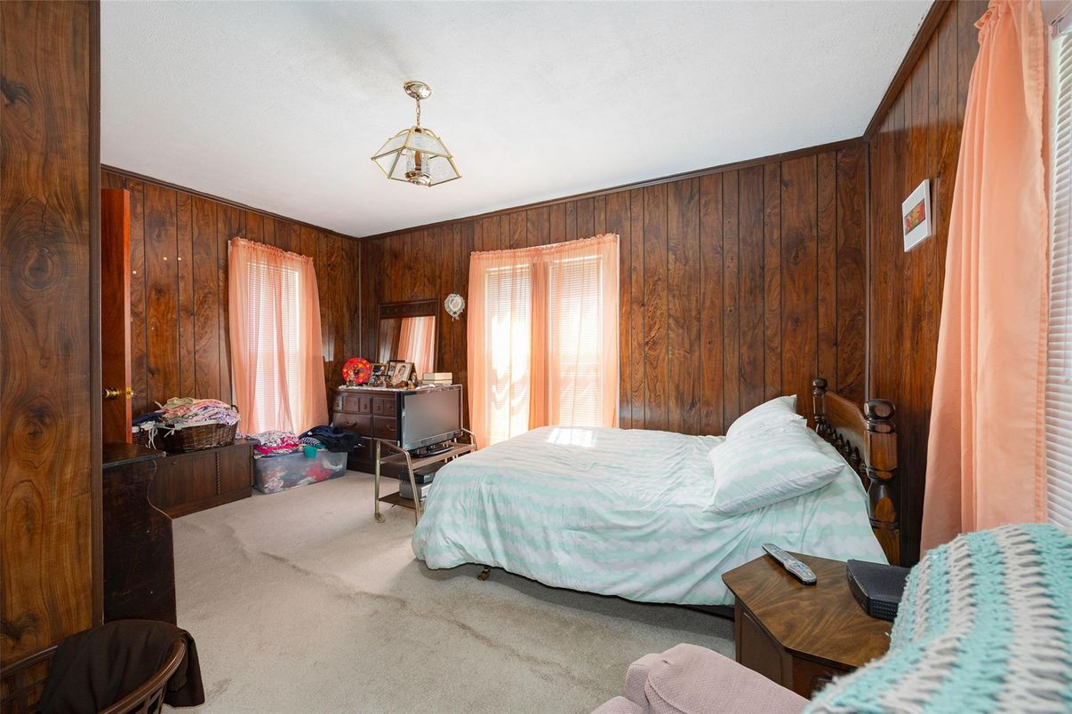 Bedroom, Interior, Wooden Walls