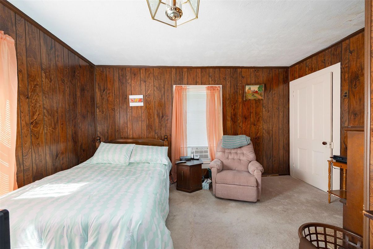 Bedroom, Interior, Wooden Walls