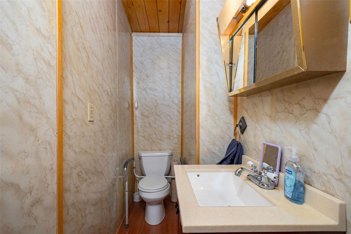 Bathroom, Interior, Wood Texture Flooring