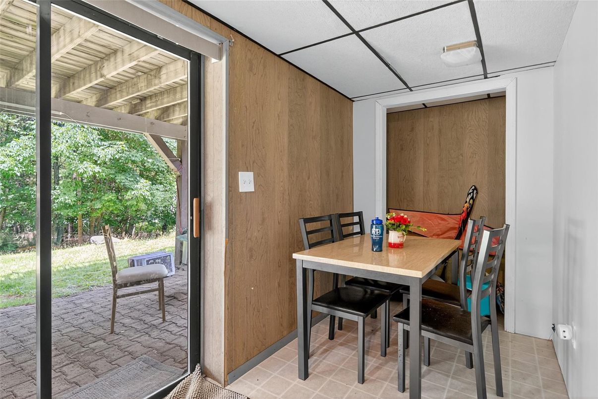 Dining room, Interior, Wooden Walls