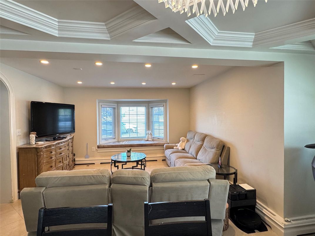 Interior, Living room, Recessed Lighting