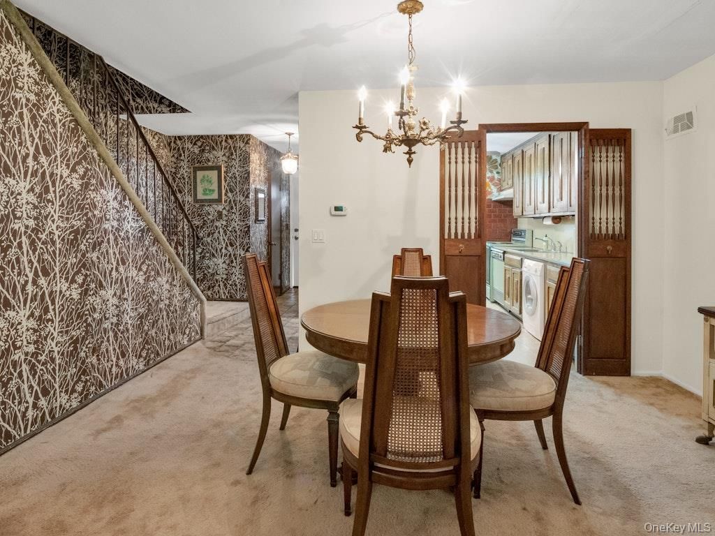Chandelier, Dining room, Interior