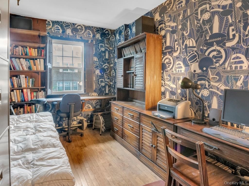 Home Office, Interior, Wood Texture Flooring