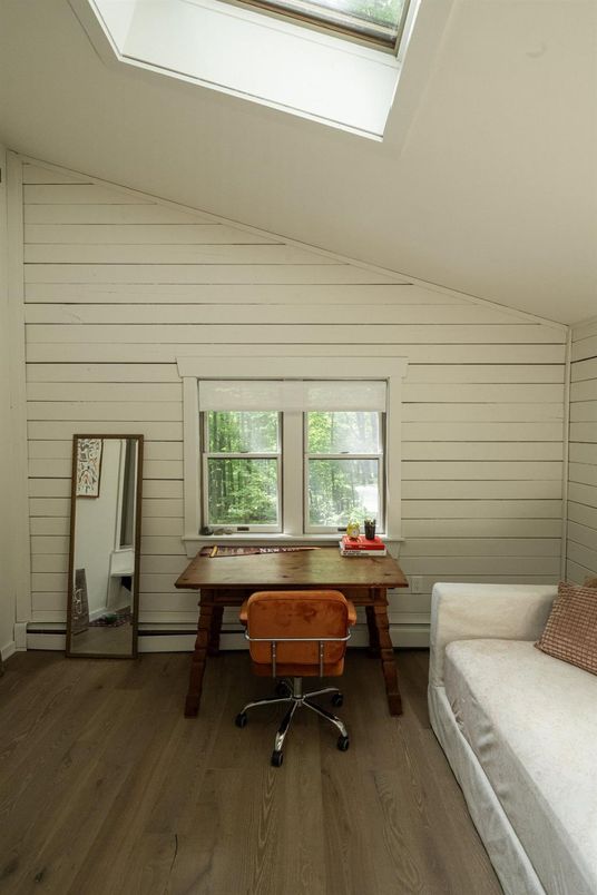 Home Office, Interior, Wood Texture Flooring