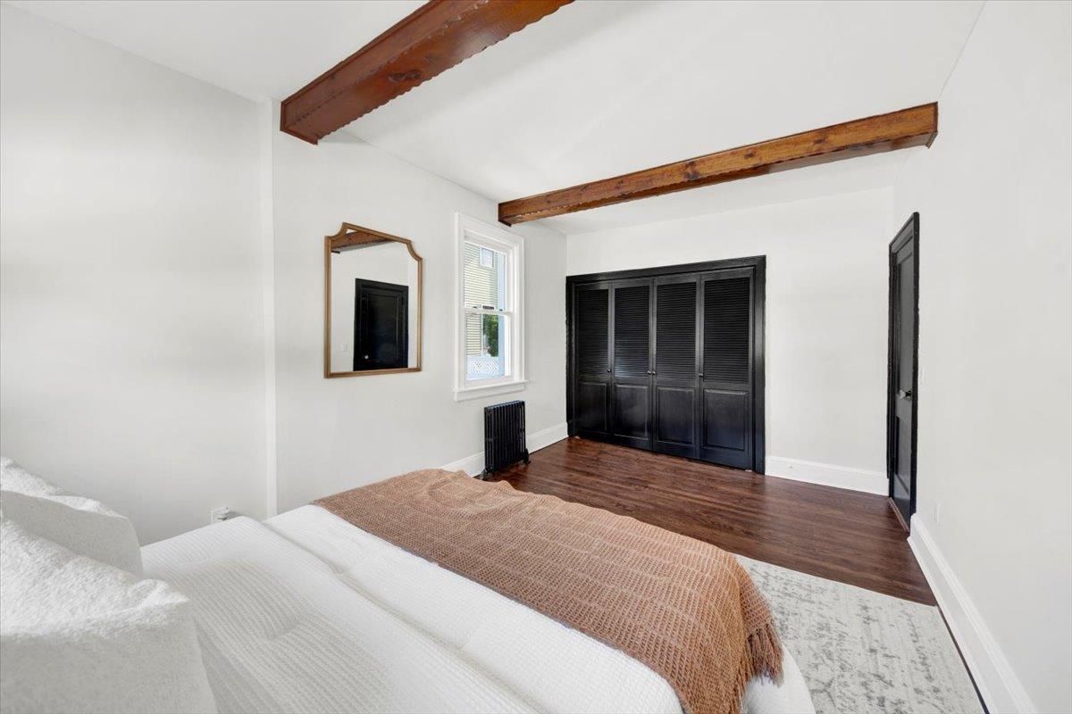 Bedroom, Interior, Wooden Beams, Wood Texture Flooring