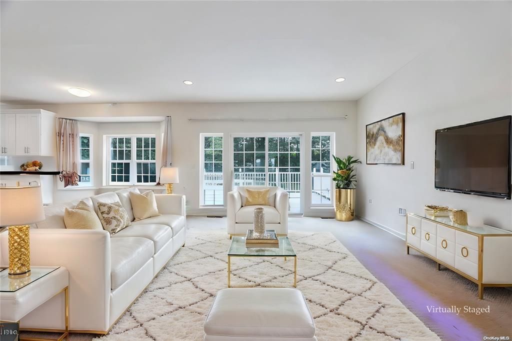 Interior, Living room, Recessed Lighting