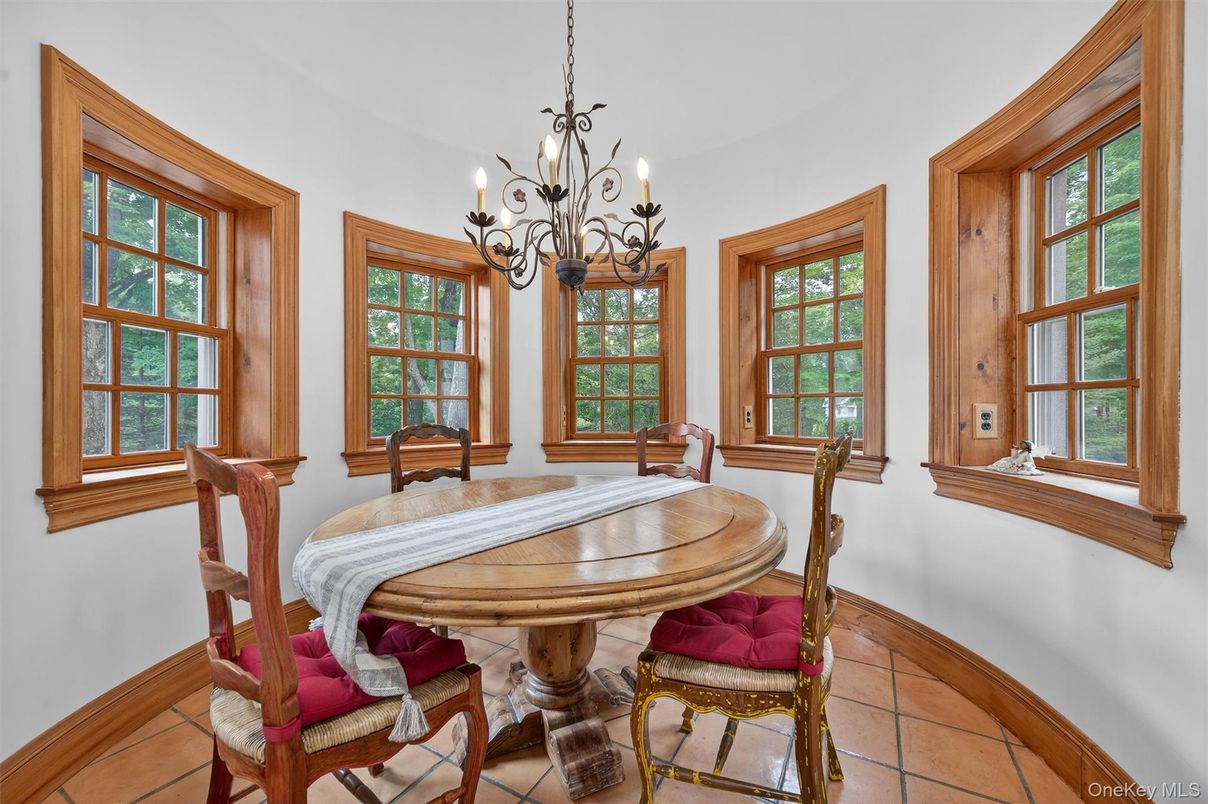 Chandelier, Dining room, Interior