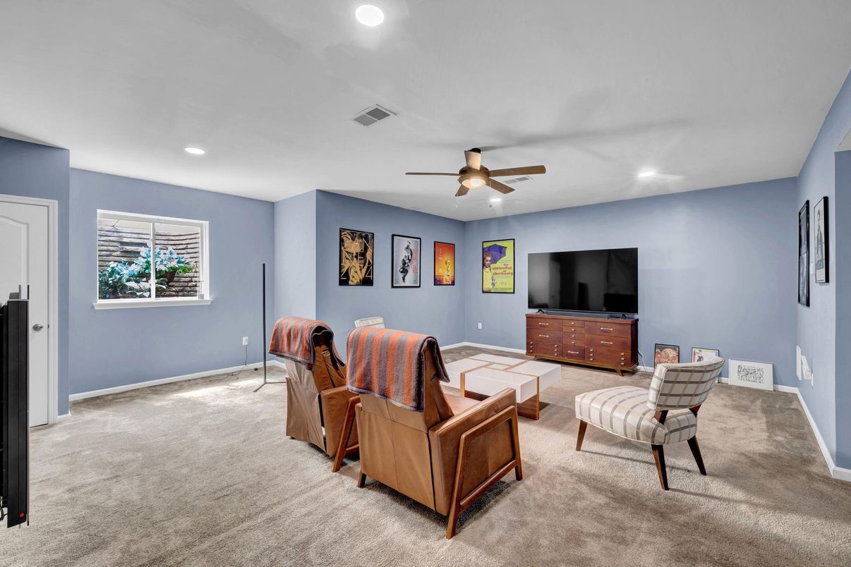 Interior, Living room, Recessed Lighting