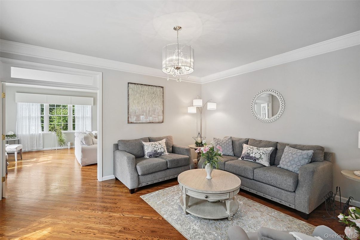 Chandelier, Interior, Living room, Wood Texture Flooring