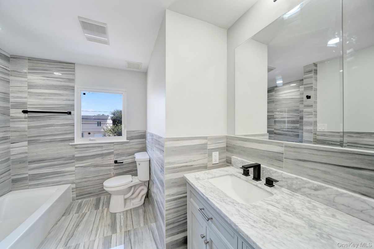 Bathroom, Glass Shower, Interior, Marble