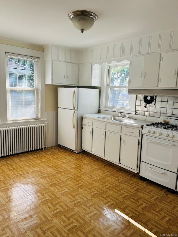 Interior, Kitchen, Washer, Wood Texture Flooring