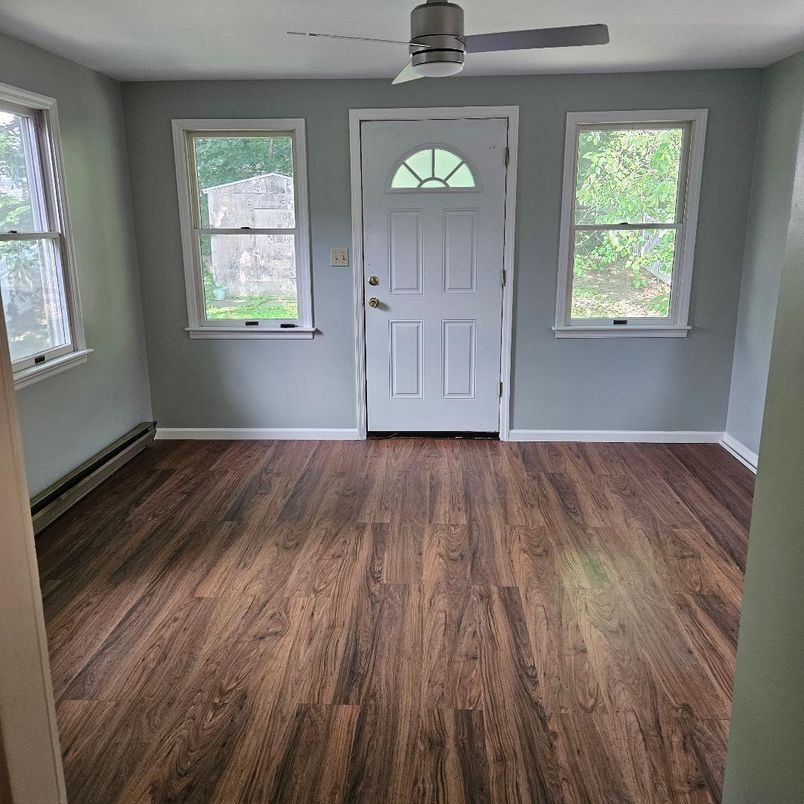Empty room, Interior, Wood Texture Flooring