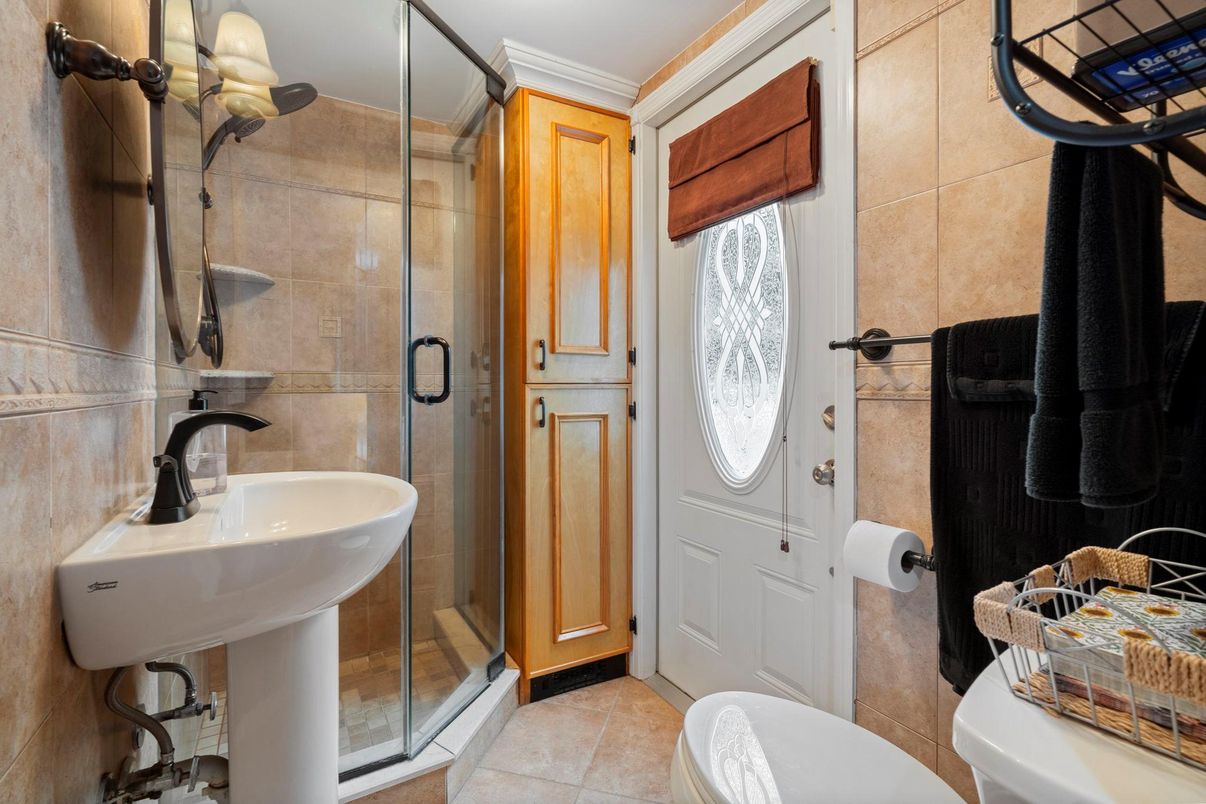 Bathroom, Glass Shower, Interior