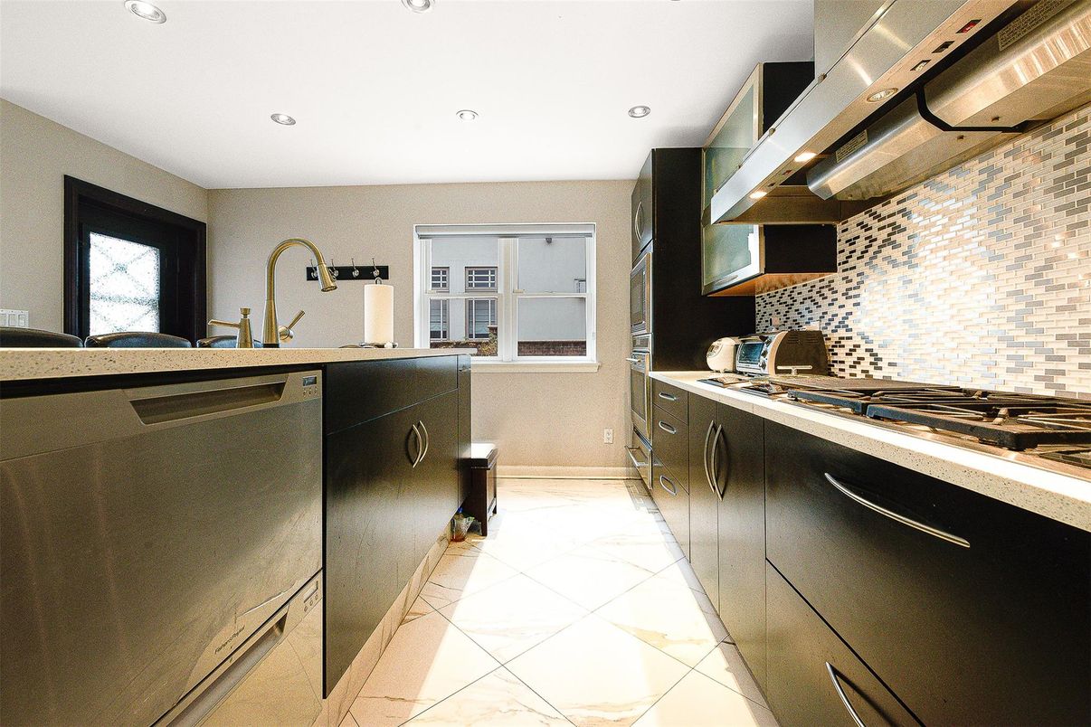 Interior, Kitchen, Recessed Lighting, Stainless Steel Appliances