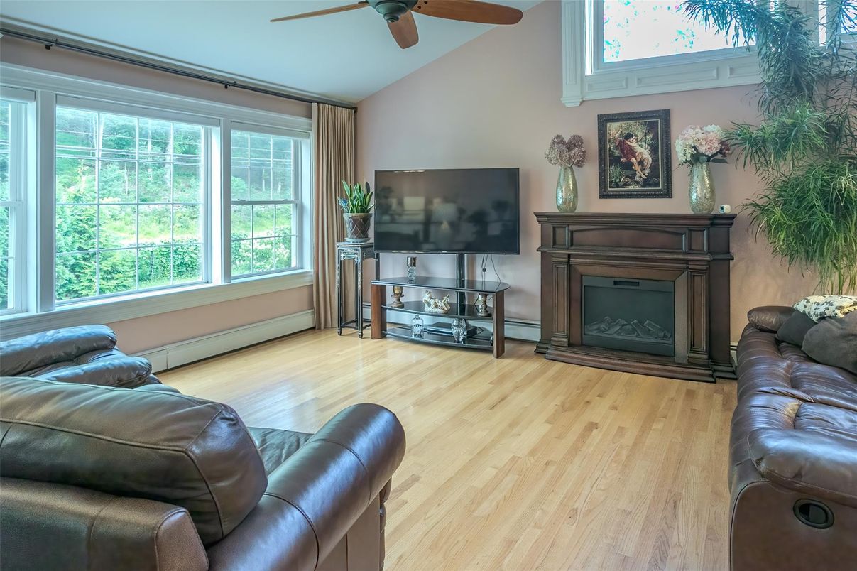 Fireplace, Interior, Living room, Wood Texture Flooring