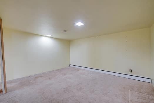 Empty room, Interior, Recessed Lighting