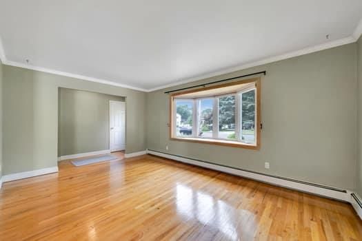 Empty room, Interior, Wood Texture Flooring
