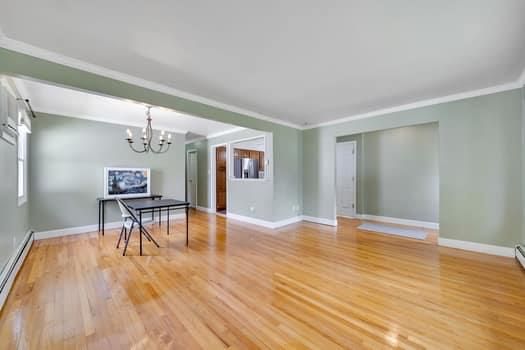 Chandelier, Interior, Wood Texture Flooring