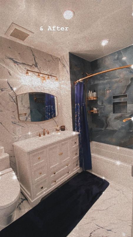 Bathroom, Interior, Recessed Lighting
