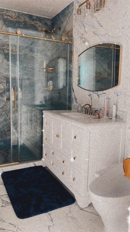 Bathroom, Glass Shower, Interior