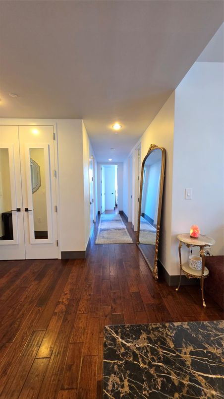 Interior, Recessed Lighting, Wood Texture Flooring