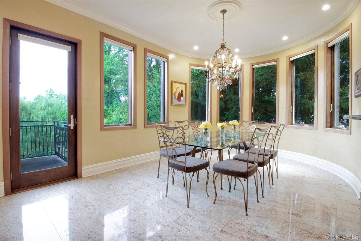 Chandelier, Dining room, Interior, Recessed Lighting