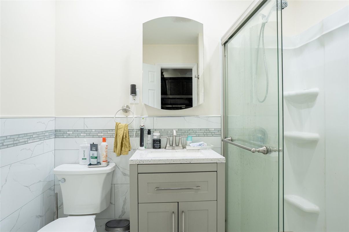 Bathroom, Glass Shower, Interior