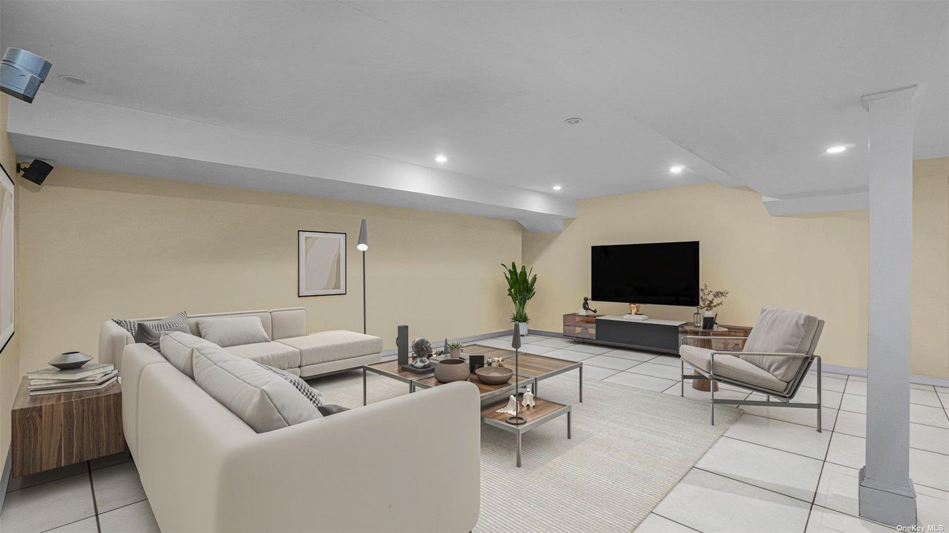 Interior, Living room, Recessed Lighting