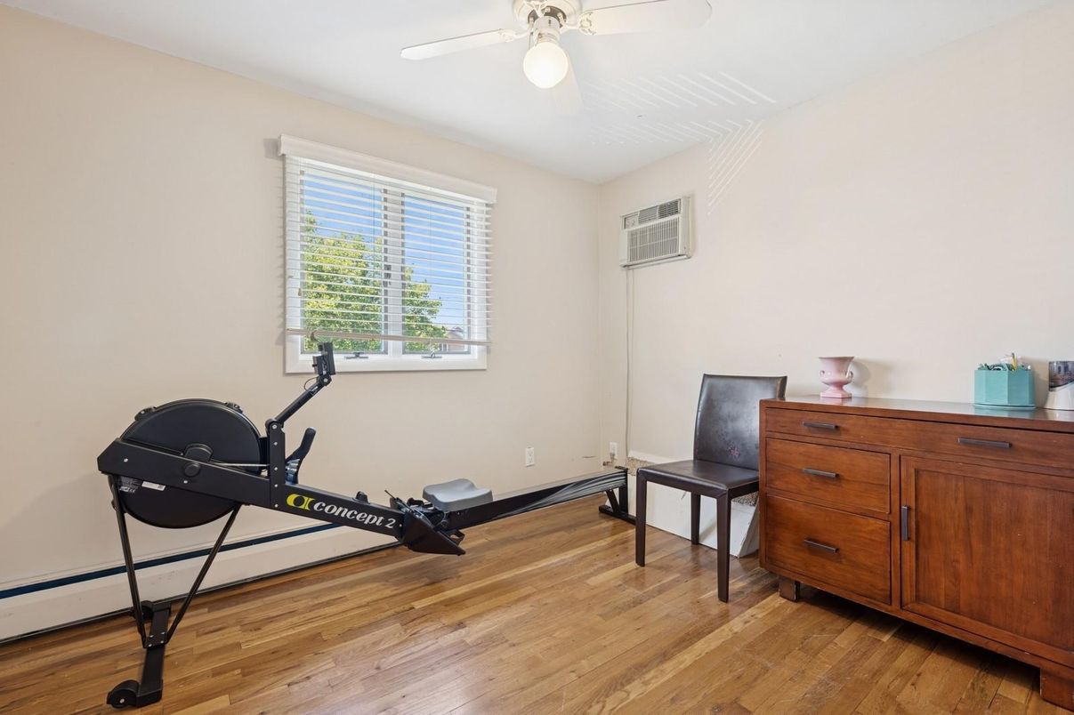 Fitness Equipment, Interior, Wood Texture Flooring