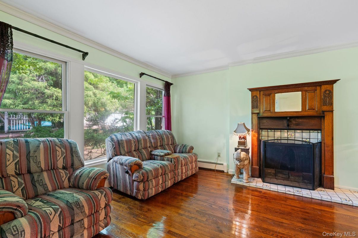 Fireplace, Interior, Living room, Wood Texture Flooring