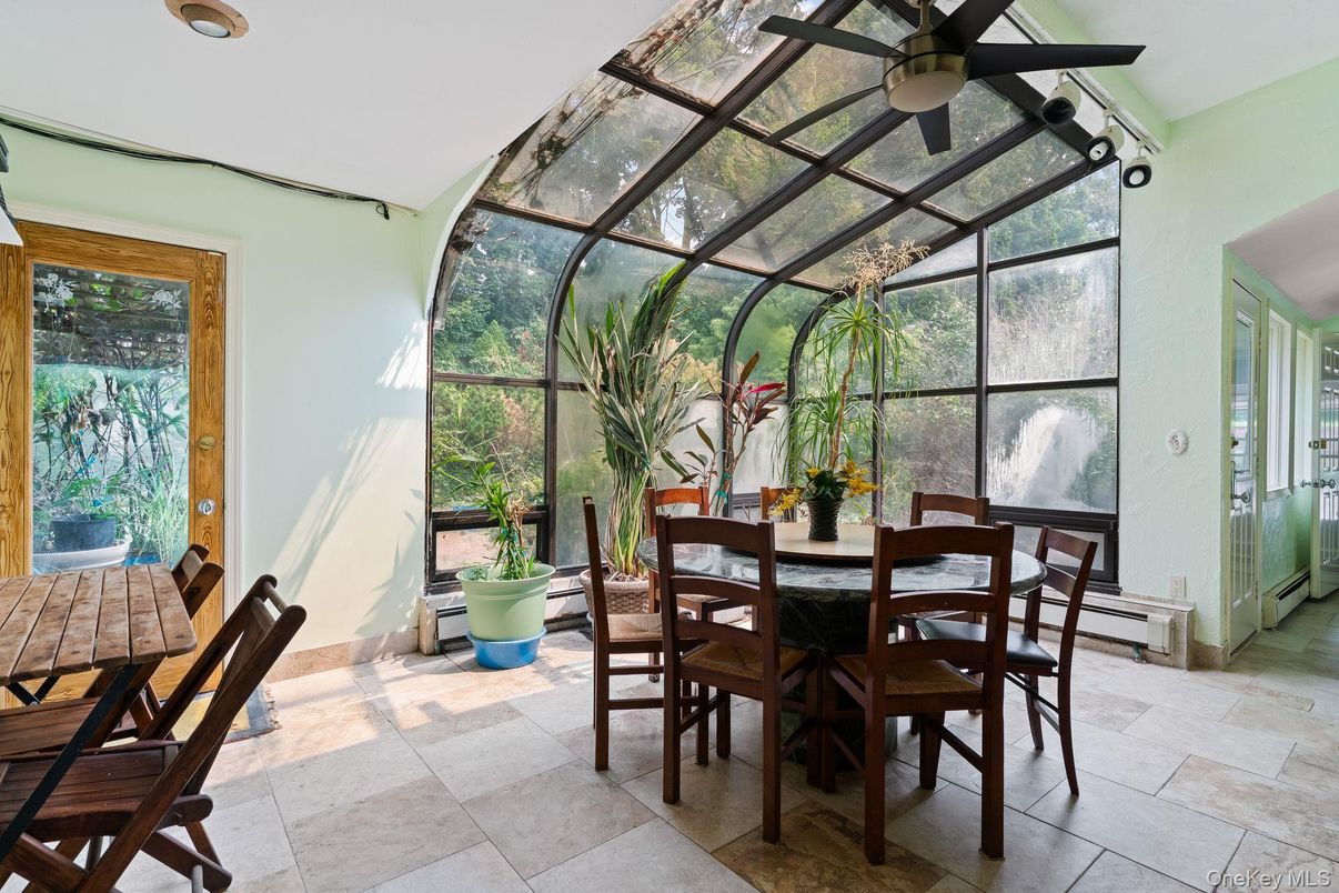 Dining room, Glass Ceilings, Interior, Sun Room