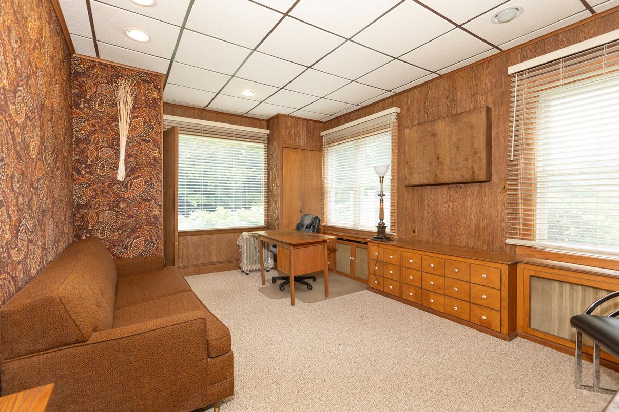 Home Office, Interior, Recessed Lighting