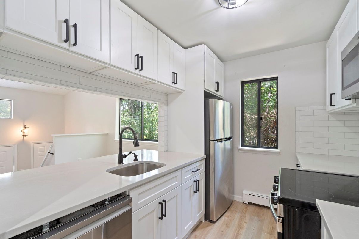 Interior, Kitchen, Wood Texture Flooring