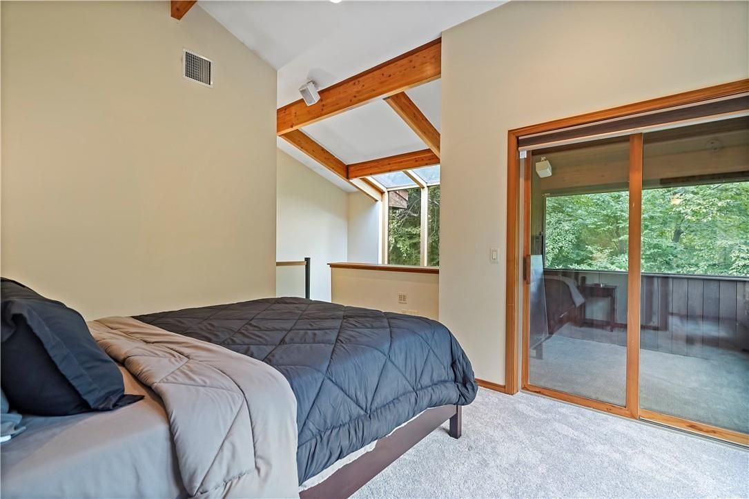 Bedroom, Interior, Wooden Beams