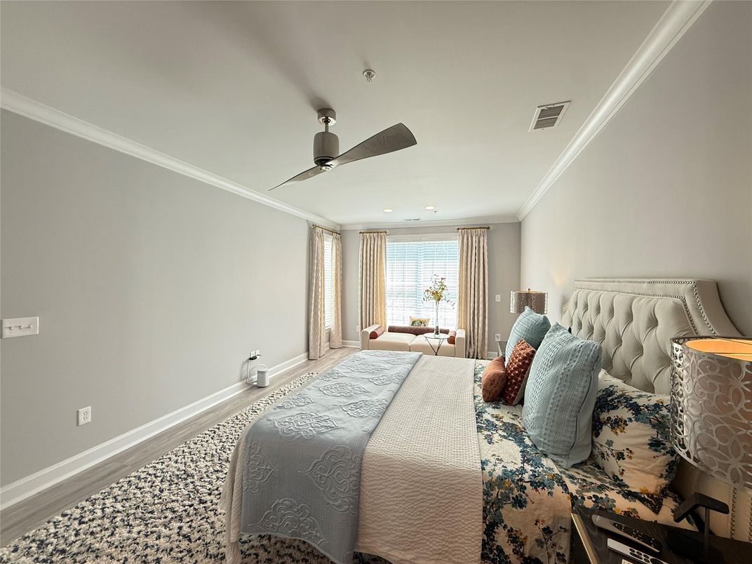 Bedroom, Interior, Recessed Lighting