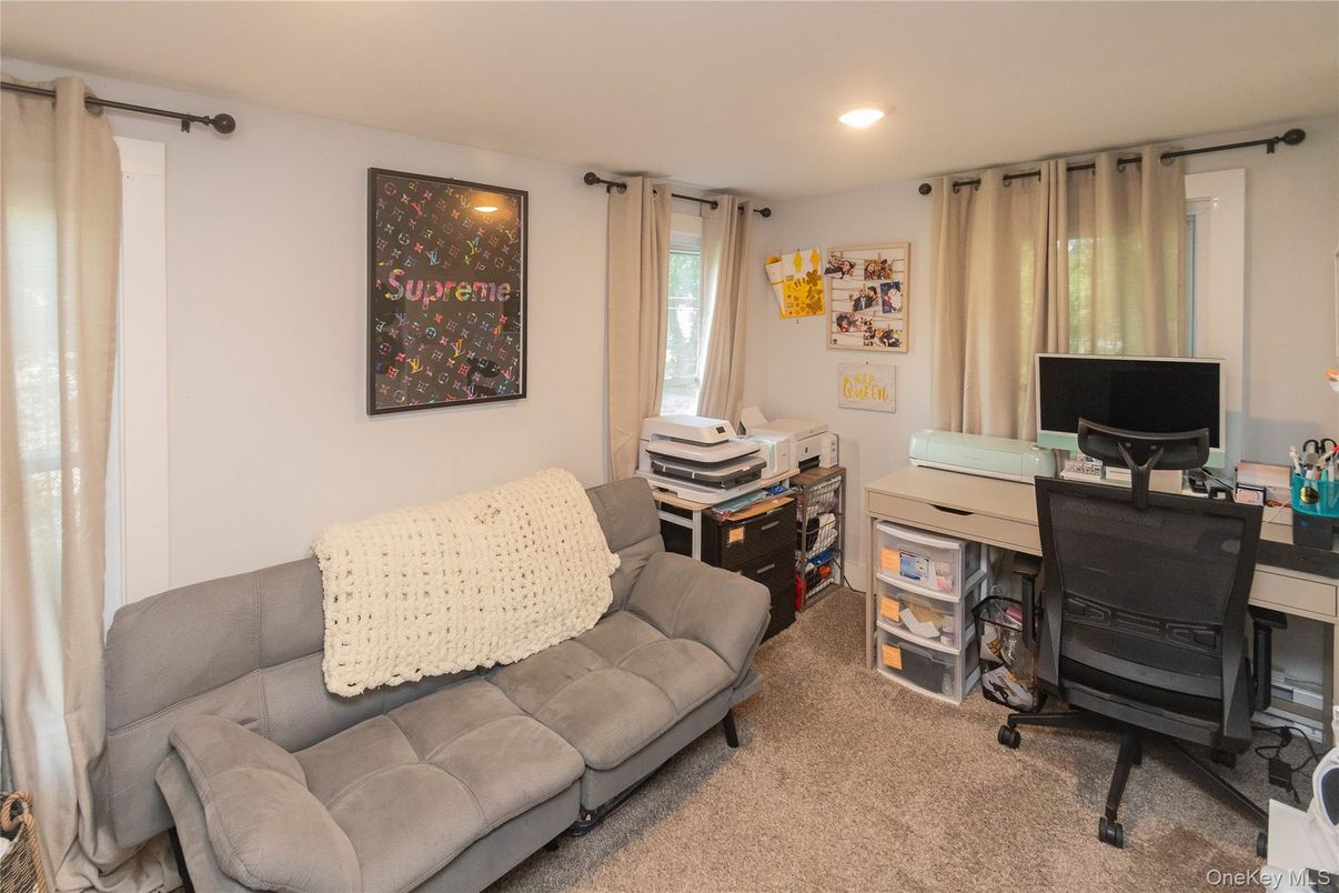 Home Office, Interior, Recessed Lighting