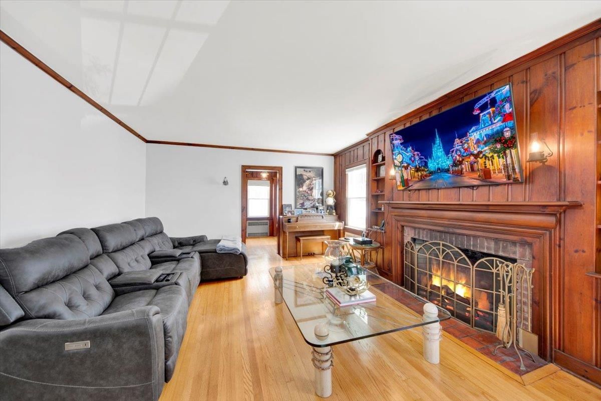 Fireplace, Interior, Living room, Wood Texture Flooring, Wooden Walls