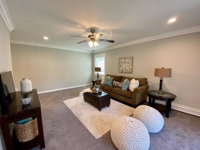 Interior, Living room, Recessed Lighting