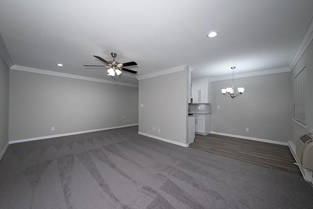 Chandelier, Empty room, Interior, Recessed Lighting