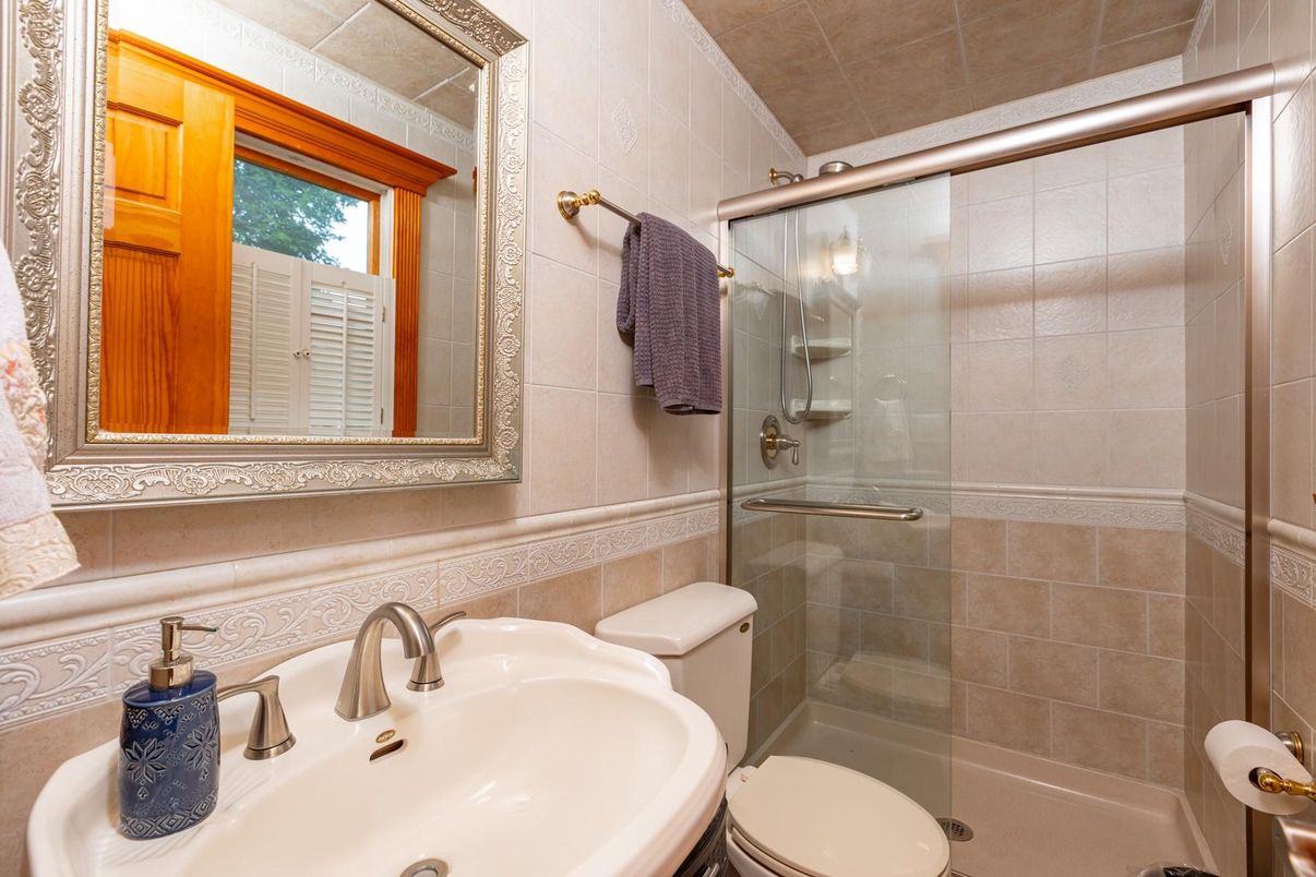 Bathroom, Glass Shower, Interior