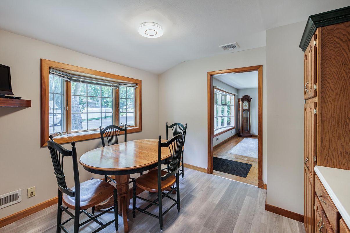 Dining room, Interior, Wood Texture Flooring