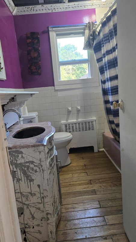 Bathroom, Interior, Wood Texture Flooring