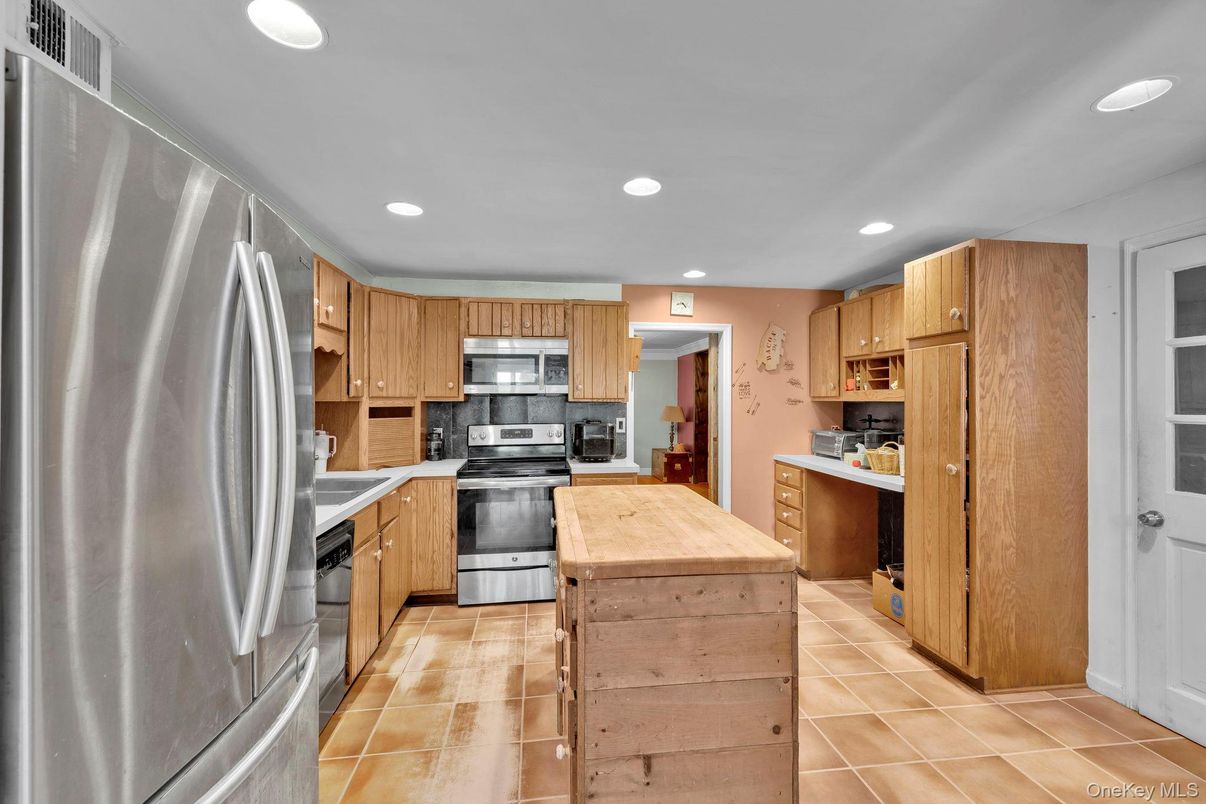 Interior, Kitchen, Recessed Lighting, Stainless Steel Appliances