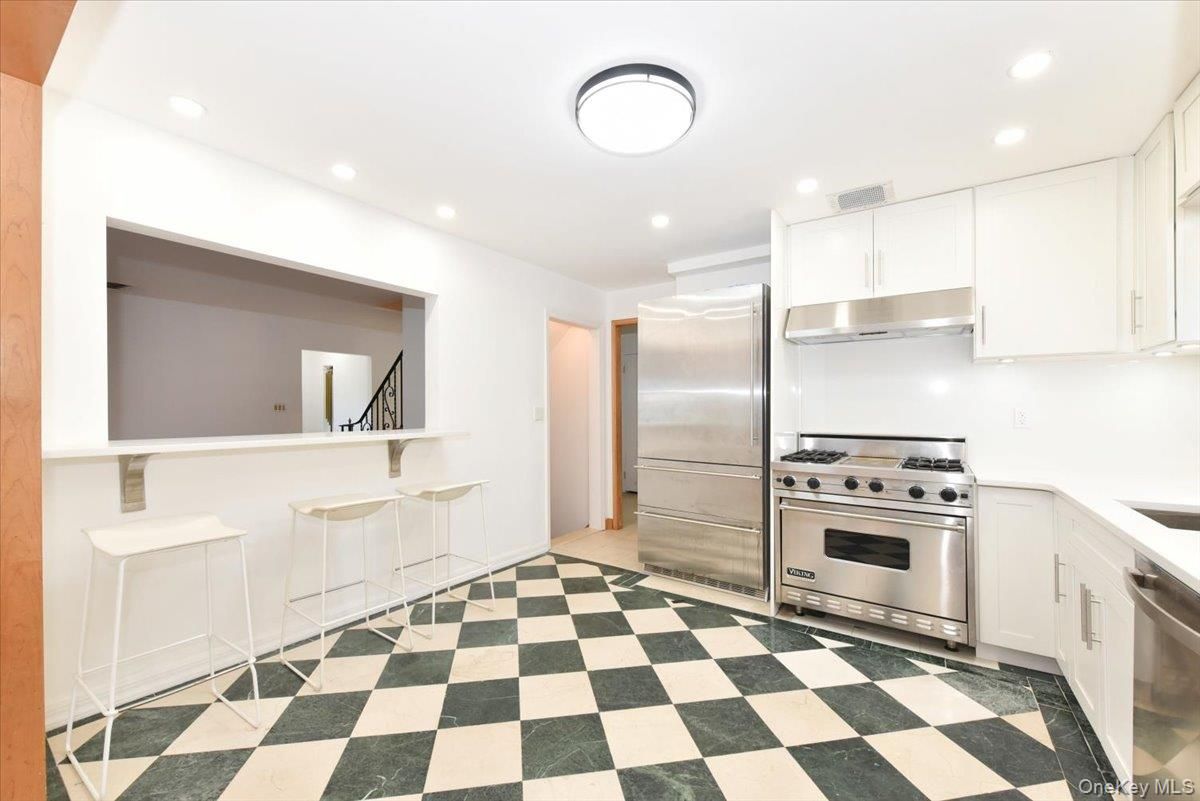 Interior, Kitchen, Recessed Lighting, Stainless Steel Appliances