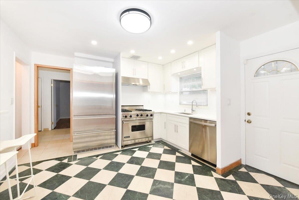 Interior, Kitchen, Recessed Lighting, Stainless Steel Appliances