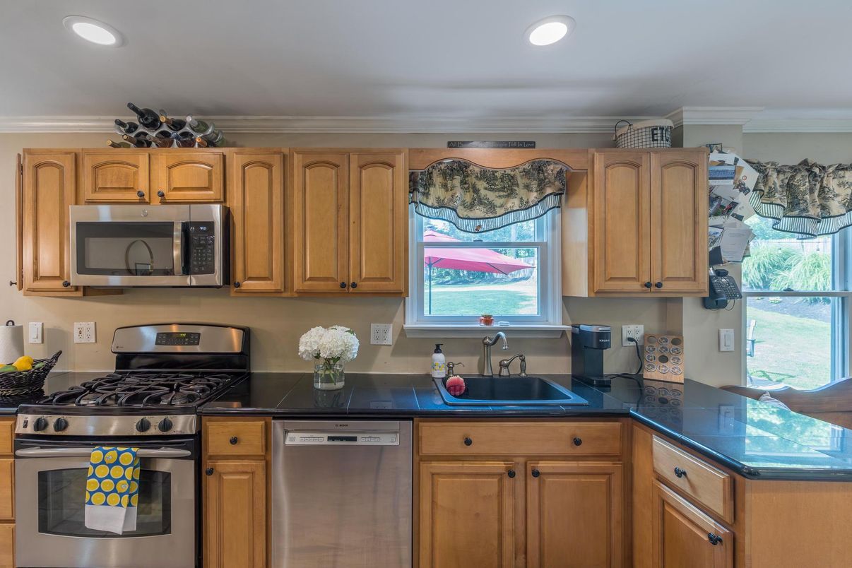 Interior, Kitchen, Recessed Lighting, Stainless Steel Appliances